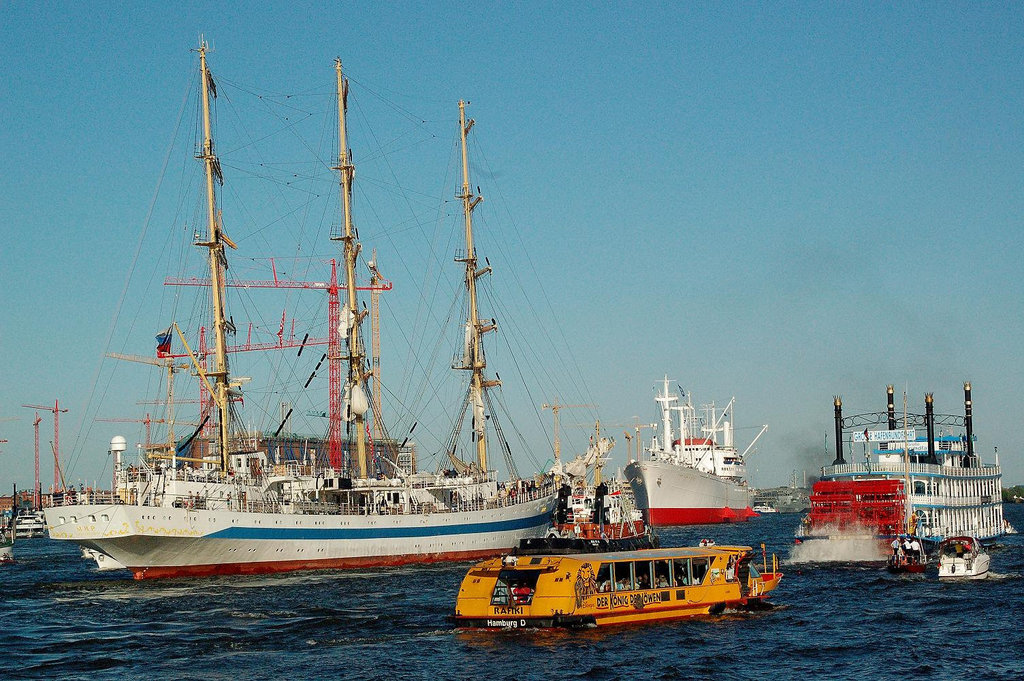 Einlaufparade 2008 in Hamburg