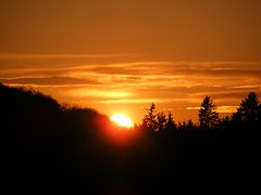 Sonnenuntergang im Sauerland