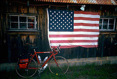 Bike And Flag