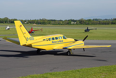D-IDOS Cessna 404 Hansa Luftbild