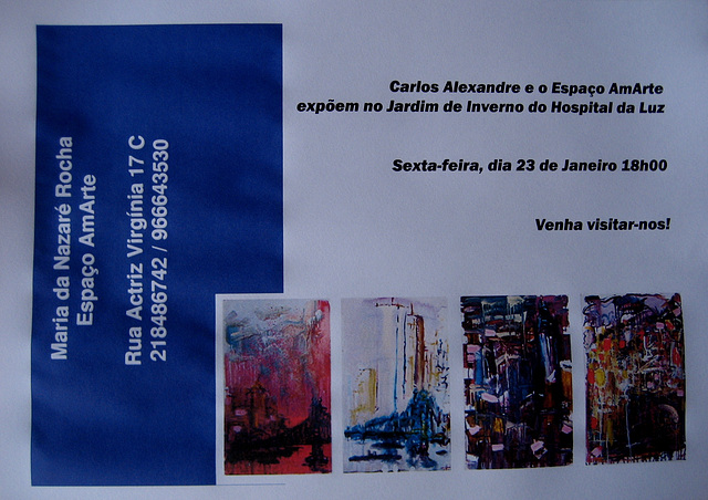 Carlos Alexandre & Espaço AmArte Painting Exhibition