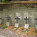 Cimetière de Helsingborg /  Helsingborg cemetery-  Suède / Sweden - Quintette de croix - Crosses quintet / 22 octobre 2008.