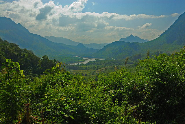 View to the Nam Ou valley