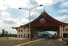 Border control Laos/Thailand
