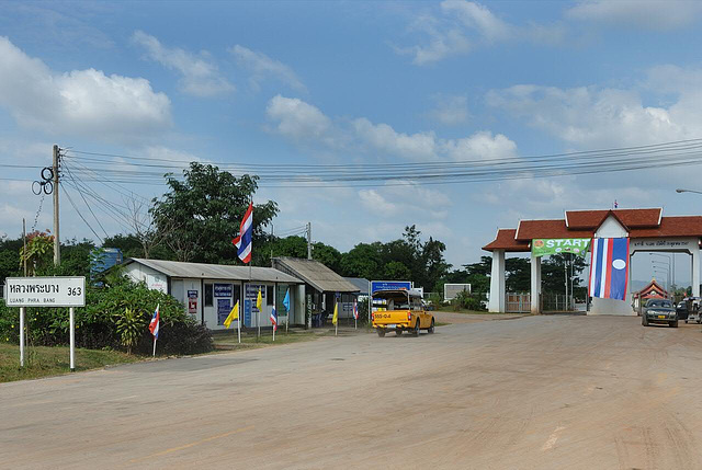 Tha Li, the Thai side of the border line