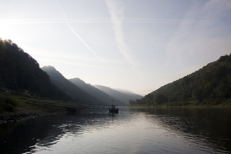 Die Elbe bei Schmilka