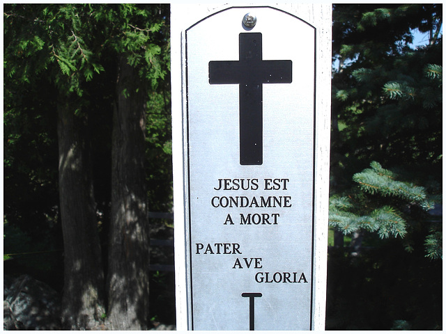 Notre-Dame de Fatima / Station I - Bas du fleuve. Québec. CANADA . 22 juillet 2005.