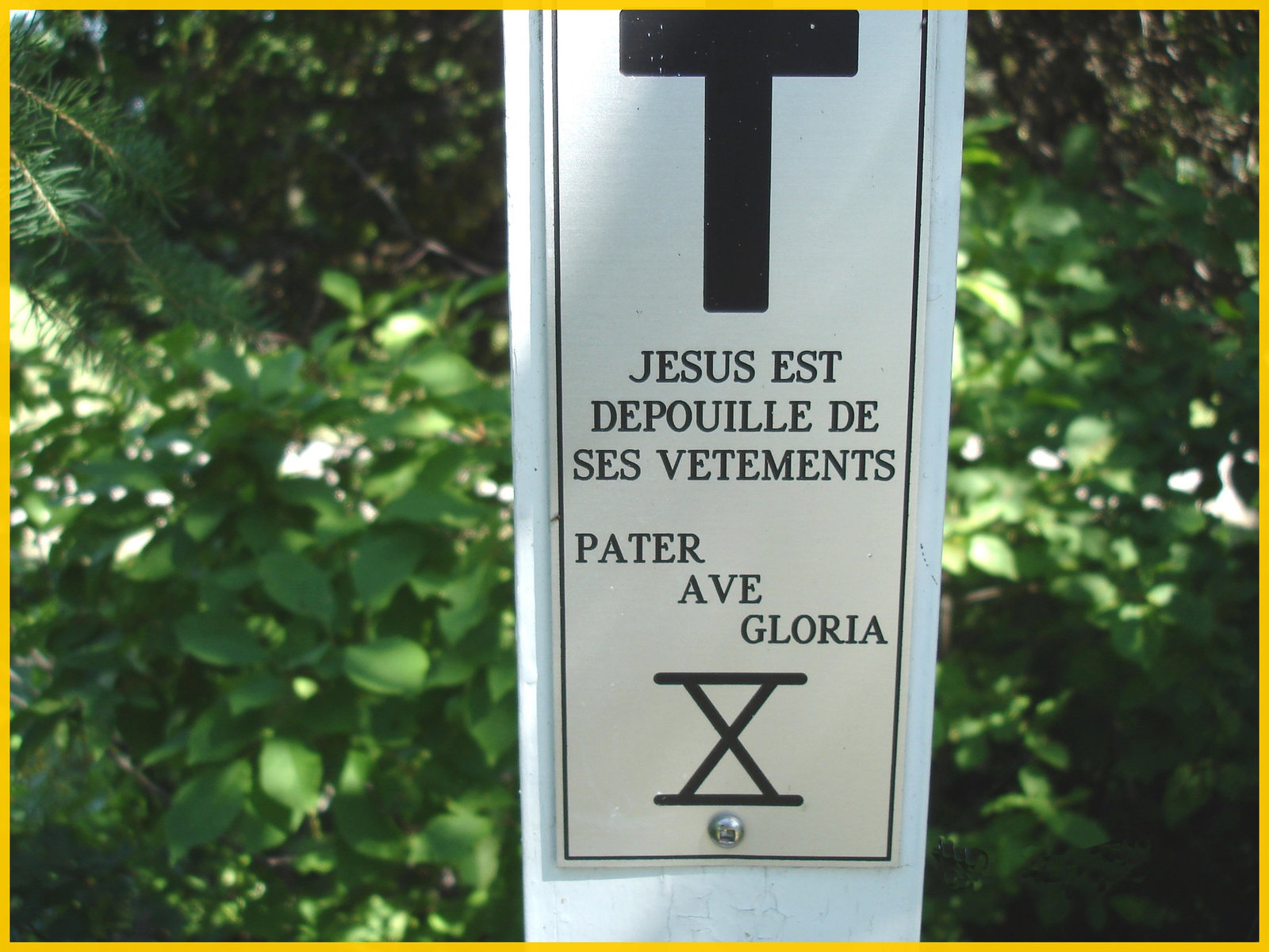 Notre-Dame de Fatima-  Station X / Bas du fleuve. Québec. CANADA - 22 juillet 2005.