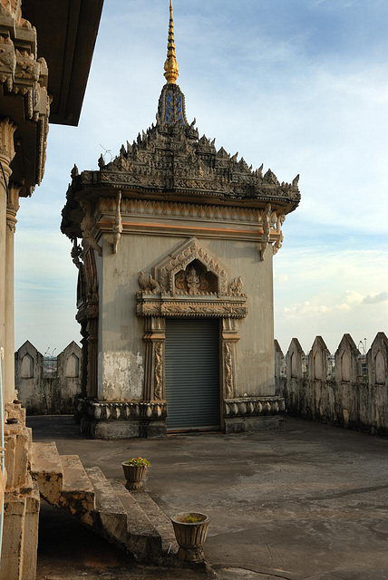 One of the exits at the rooftop of the Victory Monument