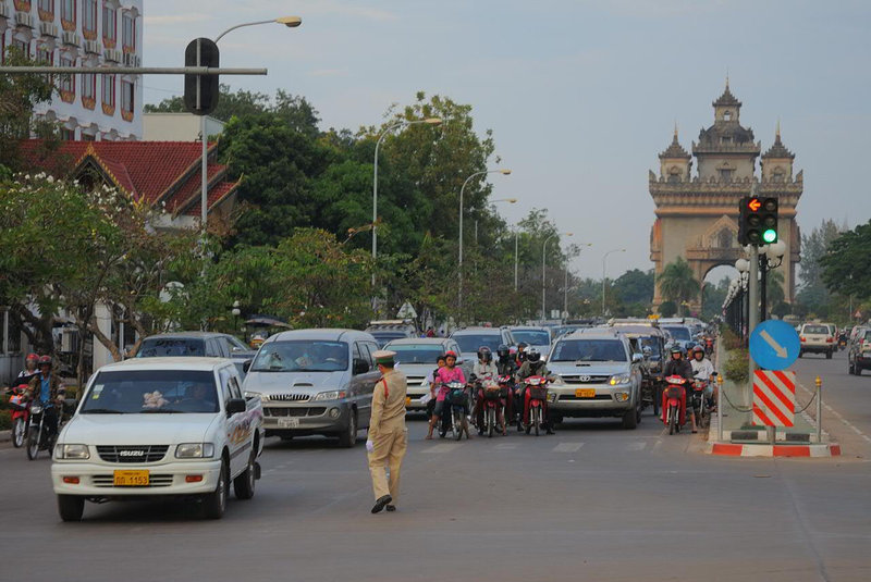 Street live at the Thanon Lane Xang