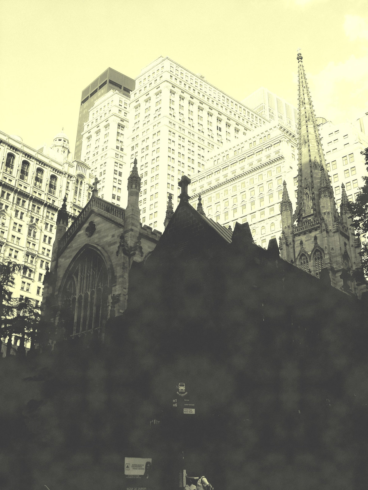 New-York city - July 19th 2008 - À l'ancienne / Vintage artwortk.