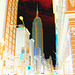 New-York city-  July 2008  - Photofiltre- Négatif et couleurs ravivées.