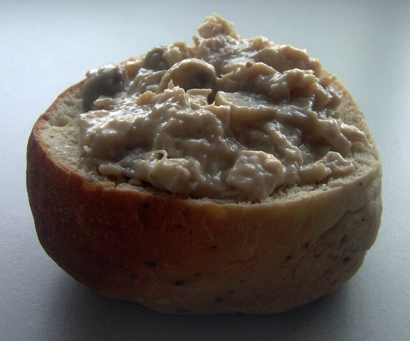 Stuffing Bread Bowls