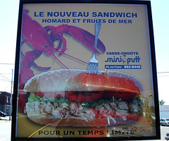 Hot-dog au homard / Lobster hot-dogs