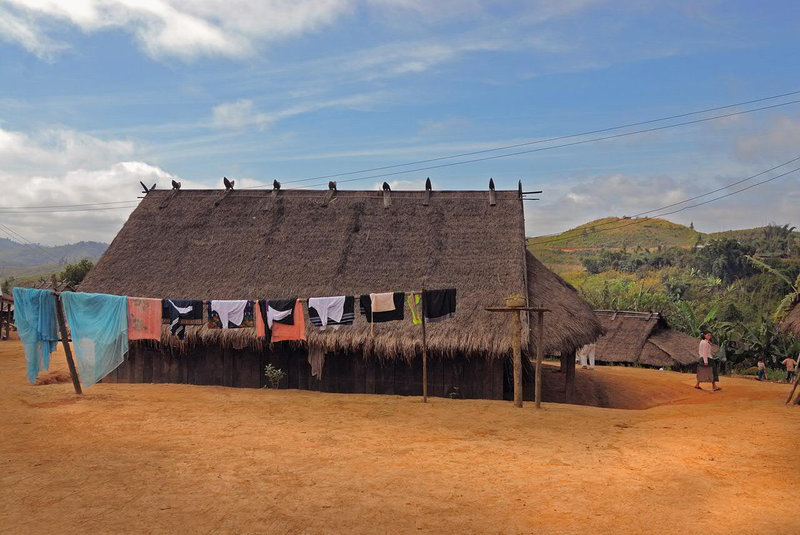 Visit in an Hmong village near Nong Tang