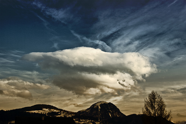 Salzach Valley - Evening Cloud