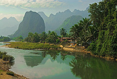 Nam Xong river near Pha Tang
