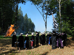 feu de joie Pardon ND des fleurs PLOUAY