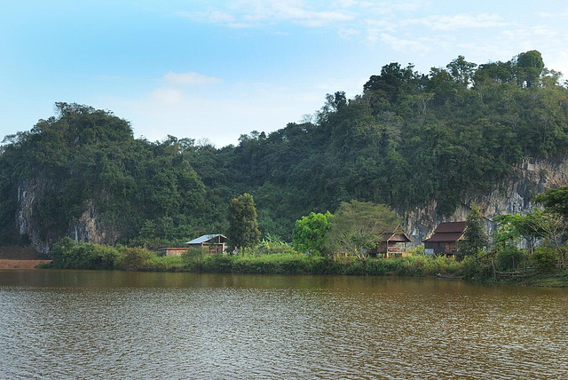 Nam Ngum river near Phonsavan