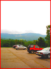 Vermonter Motor lodge landscape / Paysage du Vermont, USA - August 6th 2008.