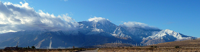 Mt. San Jacinto With Snow (2373A)