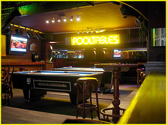 Pooltables at Hotel Rembrandtplein square