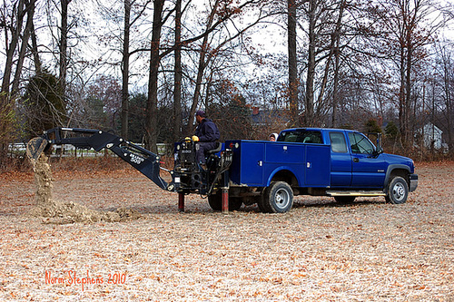 Backhoe Truck