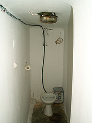 Old house cretan toilet - inside