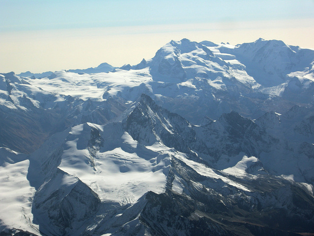 Berge und Schnee