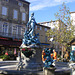 la place de la répubique à Limoux