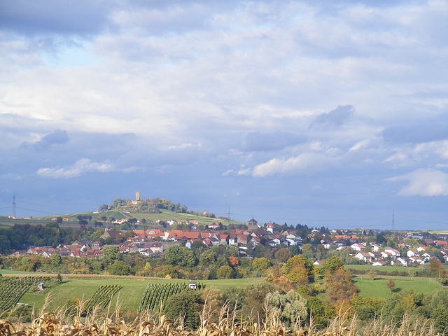 In der Ferne...Burg Steinsberg