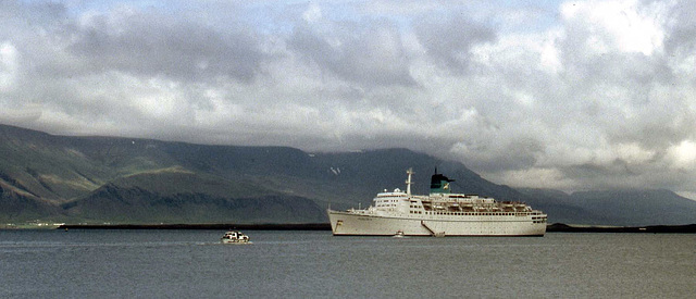 Cruise Ship in Reykjavik Harbour