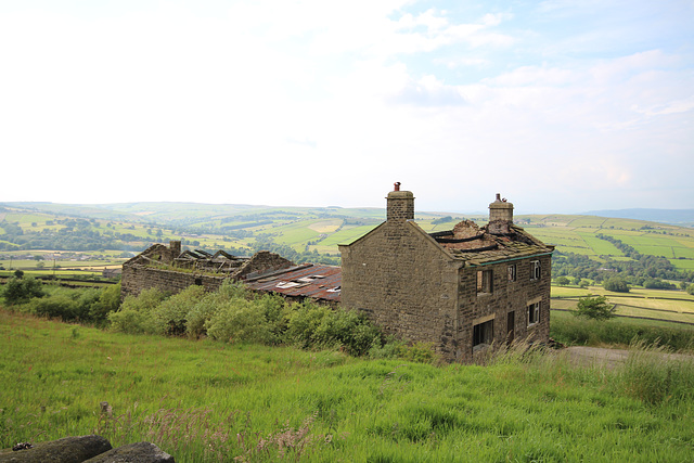 Derelict Farmhouse, Cross Hills, North Yorkshire