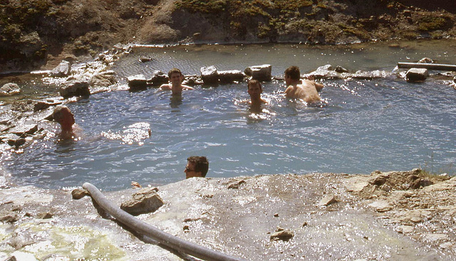 Relaxing in the Hot Spring