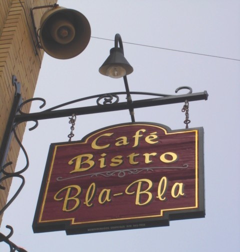 Café Bistro Bla-bla - Sherbrooke. Québec- 27 Juin 2007.