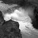 Hafragilsfoss Monochrome