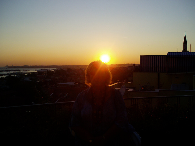 Estambul. Puesta de sol en el mar de Mármara.