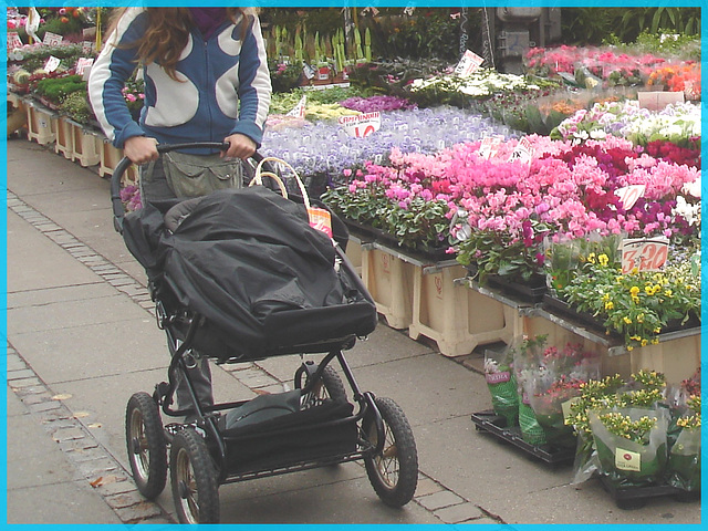 Jolie Maman Danoise tout en fleur- Botanical Danish sexy Mom- Copenhague. 20 octobre 2008.