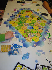 Poly-Catan met zijn achten