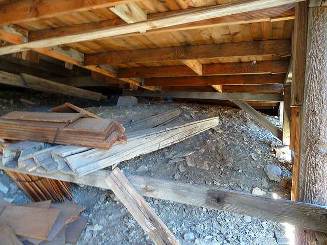 Salt Tram Summit Control Station Tender's Cabin - Under The Porch (1899)