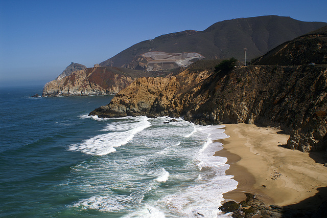 el país grande del sur ( Big Sur, California )