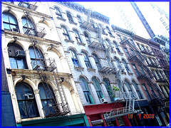 Pâté architectural Newyorkais-  Artistic builfings eyesight- NYC- 19-07-2008.