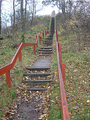 Treppe zum Blåbjerg