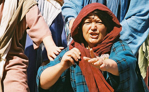 Guildford Shouting Woman 1 Easter 2011