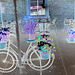 New- york city - Vélo fleuri - Colourful flowery bike -  Photofiltre- Effet de négatif.