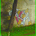 Graffitis et dessins artistiques. Hometown / Dans ma ville.  24 juillet 2008