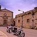 Bikes between ancient walls