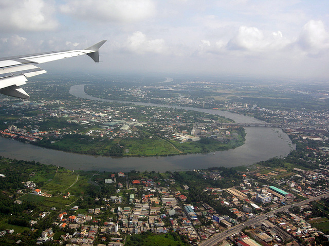 Anflug Saigon