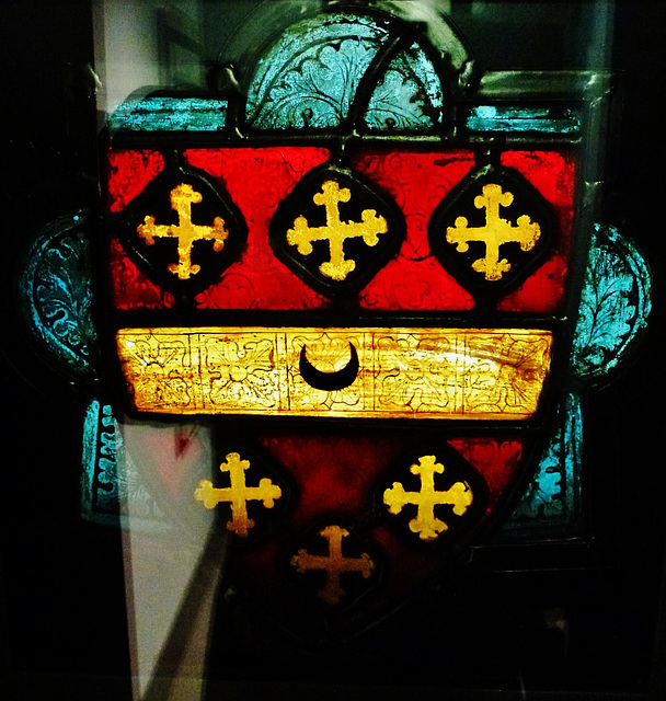 heraldic glass in the v and a museum