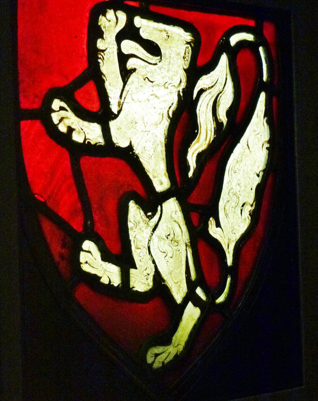 heraldic glass in the v and a museum